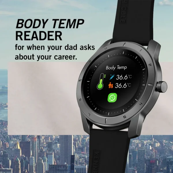 Kenneth Cole New York Wellness Smart Watch -  Digital Smart Watch for Men