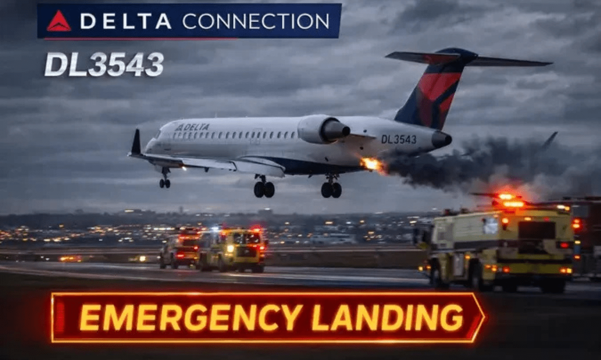 DL3543 Managed a Mid-Air Emergency
