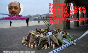 Two men with guns attacked the crowd. It was scary and chaotic.