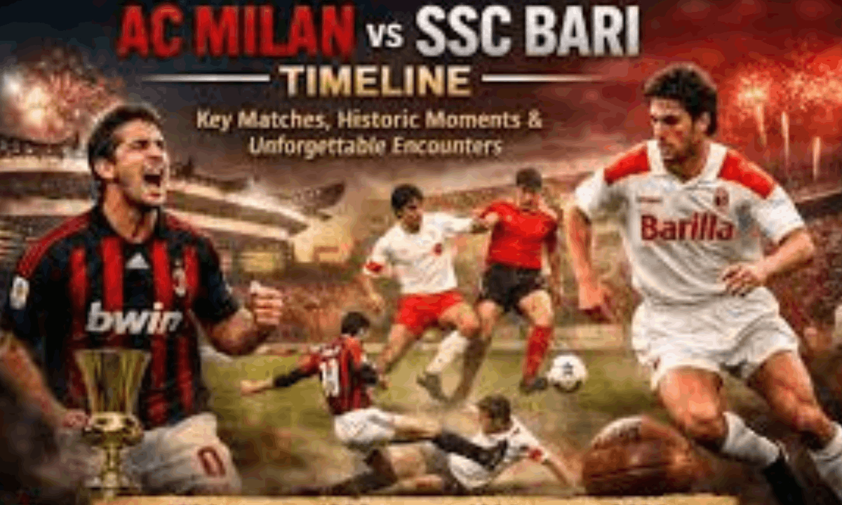 AC Milan vs SSC Bari Timeline